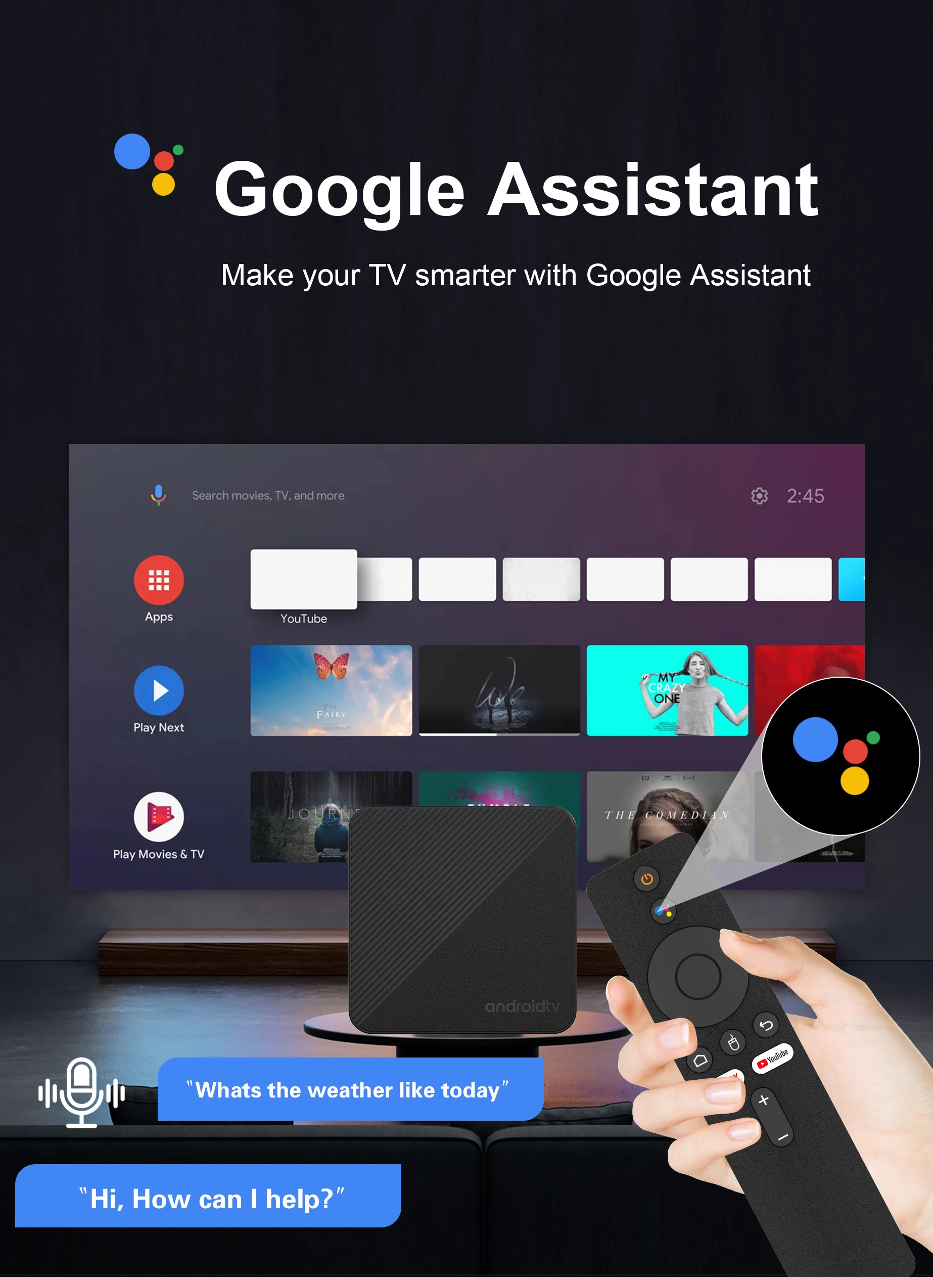 S9e0117e6826a4e228a4906e58f4b82a4f Smart TV Box Android16 2026 T8 RK3518 Wifi6 Google Assistant 8K Video BT6.0 Netflix 8GB 128GB Media Player Very Fast Set Top Box