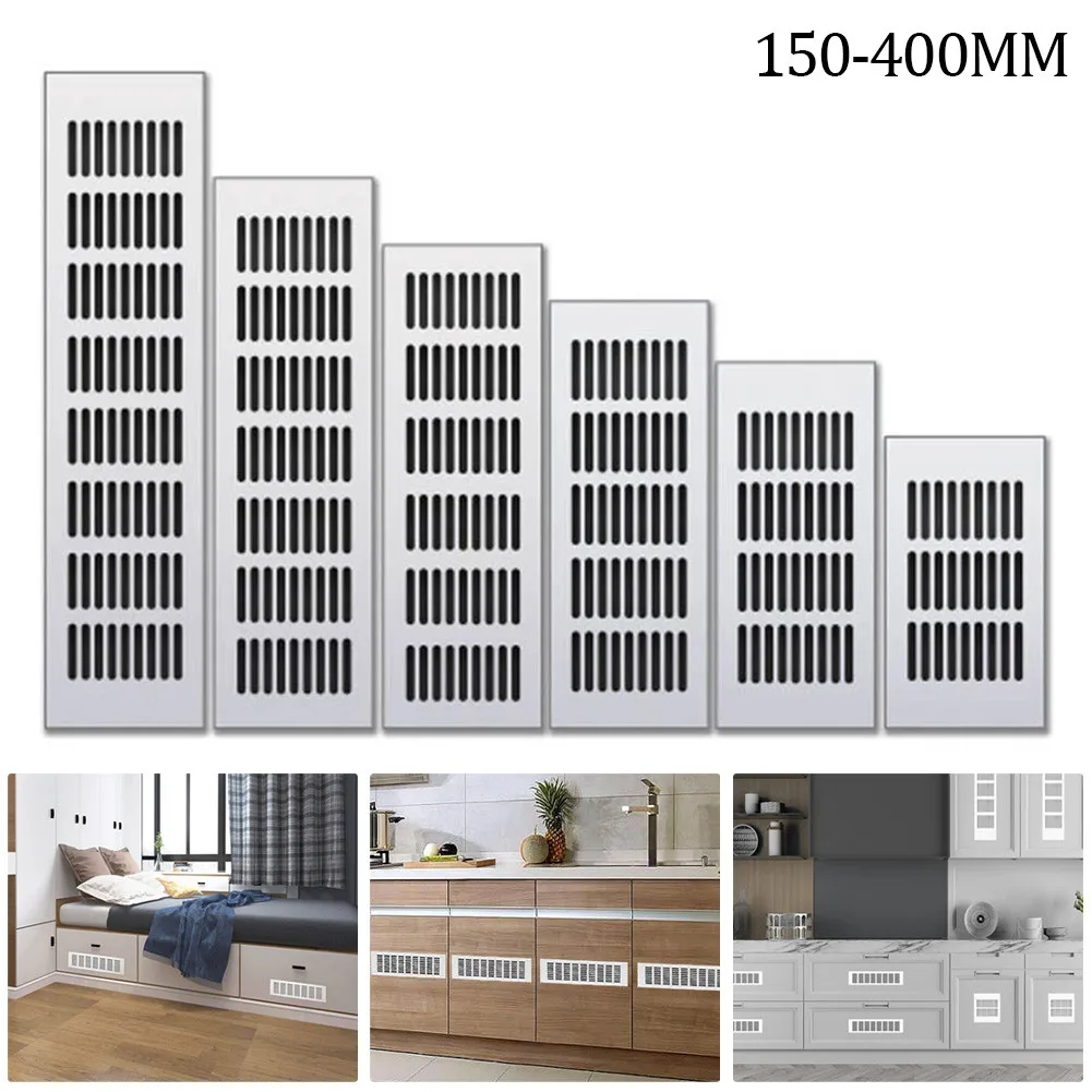 150mm Aluminium Alloy Cabinet Wardrobe Air Vent Grille Ventilation Cover Shoe-Cabinet Ventilation Exhaust Grills Heating Cooling
150mm Aluminium Alloy Cabinet Wardrobe Air Vent Grille Ventilation Cover Shoe-Cabinet Ventilation Exhaust Grills Heating Cooling