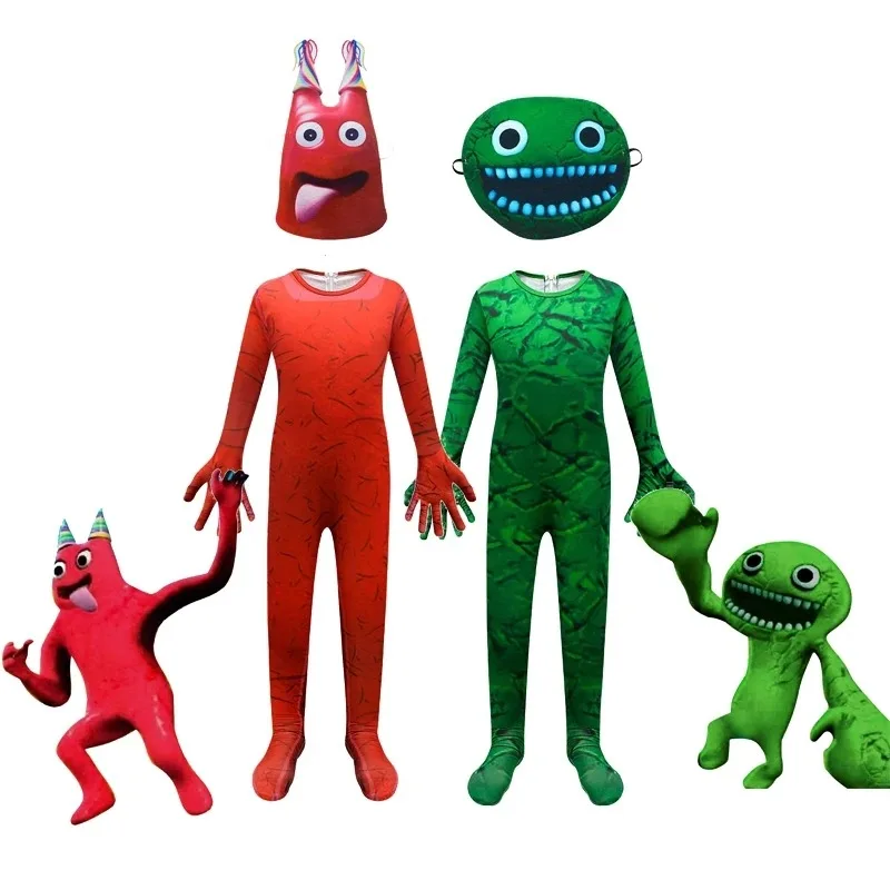 Garten of Banban Costume Green Jumbo Monster Cosplay Horror Game Figure Clothing for Halloween Kid Birthday Gifts Clothes
Garten of Banban Costume Green Jumbo Monster Cosplay Horror Game Figure Clothing for Halloween Kid Birthday Gifts Clothes