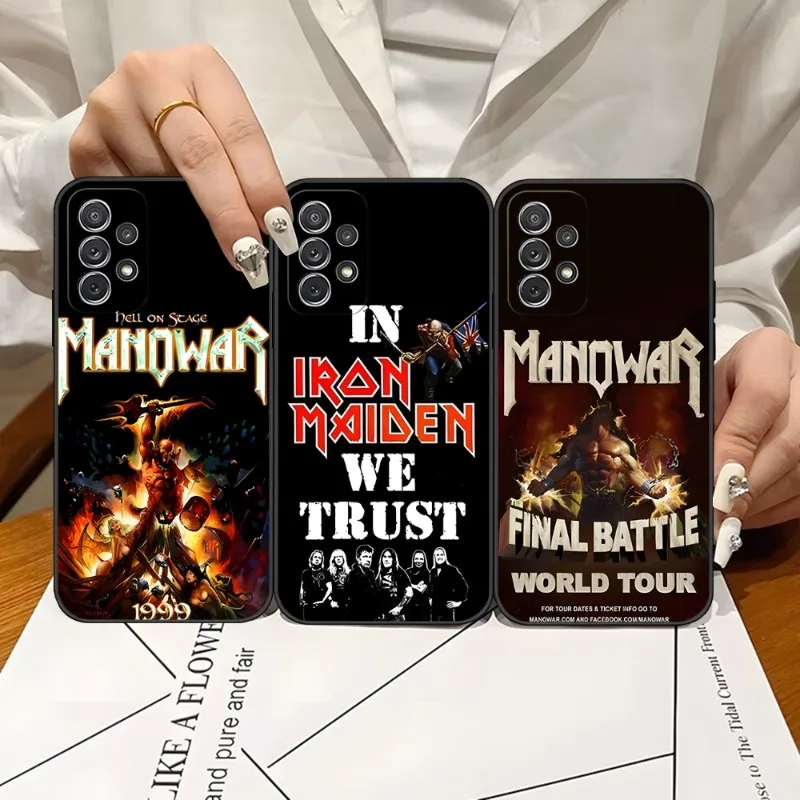 

Manowar Phone Case For Samsung A54 A14 A33 A13 A21 A34 A71 A31 A22 A53 A52 A73 A32 A50 A20 A40 A23 A24 Cover