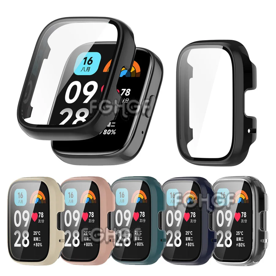 Protective Case Cover For Redmi Watch 3 Active Bumper Tempered Glass Film Screen Protector For Xiaomi Redmi Watch 3 Accessories
Protective Case Cover For Redmi Watch 3 Active Bumper Tempered Glass Film Screen Protector For Xiaomi Redmi Watch 3 Accessories