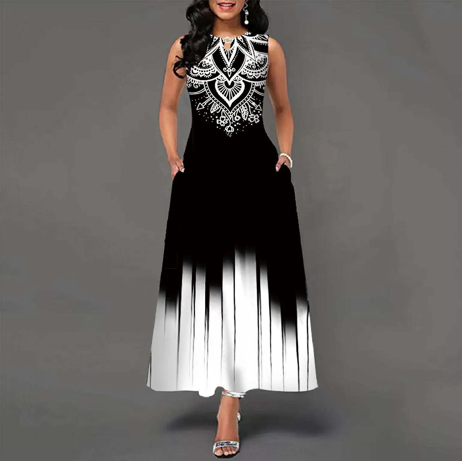 SISHION 2023 Summer Boho Long Dresses Women Elegant Sleeveless Casual Floral Print Beach Party Maxi Dress VD4125
SISHION 2023 Summer Boho Long Dresses Women Elegant Sleeveless Casual Floral Print Beach Party Maxi Dress VD4125