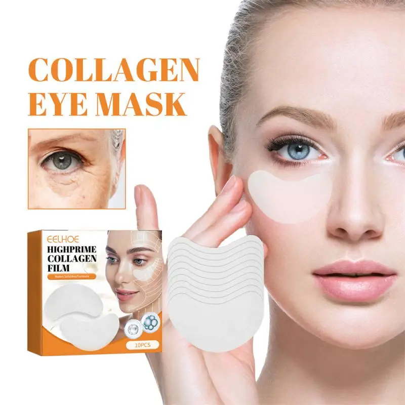 

5Pairs Collagen Soluble patches Film Anti Wrinkles Remove Dark Circles Nourish Mask Moisturizing Lift Firming Skin Eyes Care