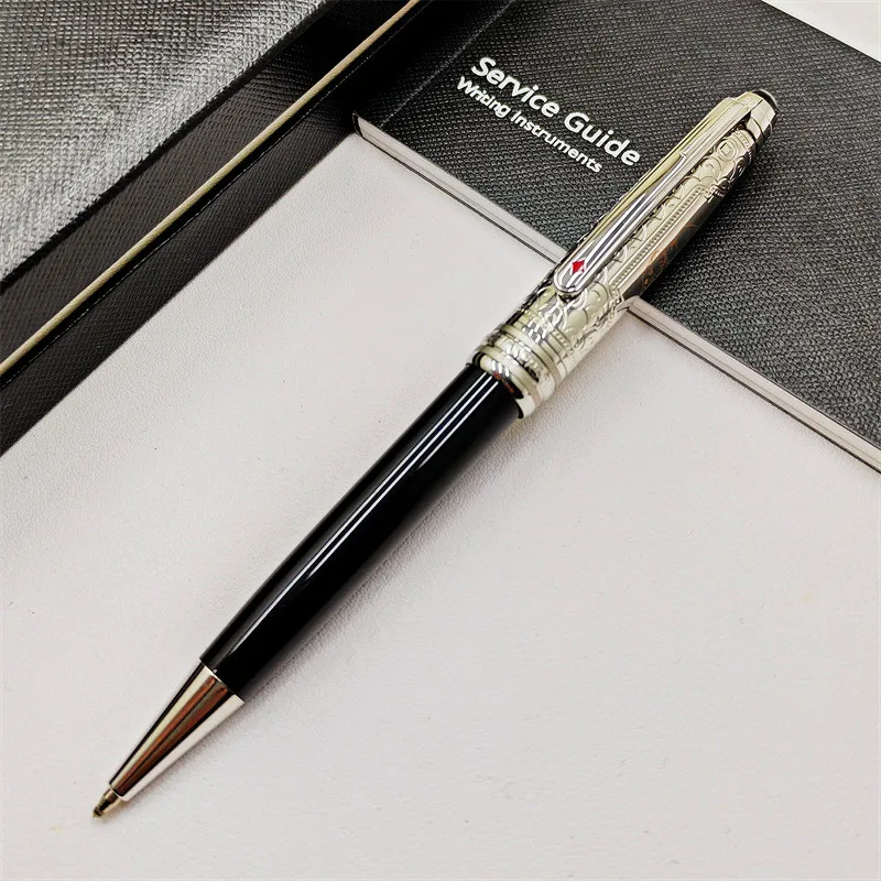 

MOM New MB 163 145 Ballpoint Pens Elephant 80 Days Around The Earth Luxury Writing Office Stationery Gift With Serial Number