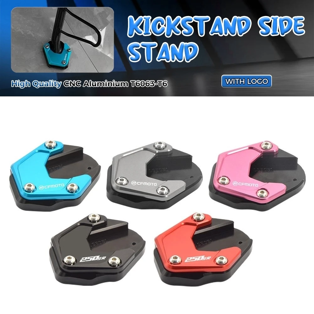 For CFMOTO 150NK 250 SR CF MOTO 250SR 300SR ABS 250NK 2019-2024 CNC Foot Side Stand Extension Pad Kickstand Kick Stand Plate
For CFMOTO 150NK 250 SR CF MOTO 250SR 300SR ABS 250NK 2019-2024 CNC Foot Side Stand Extension Pad Kickstand Kick Stand Plate