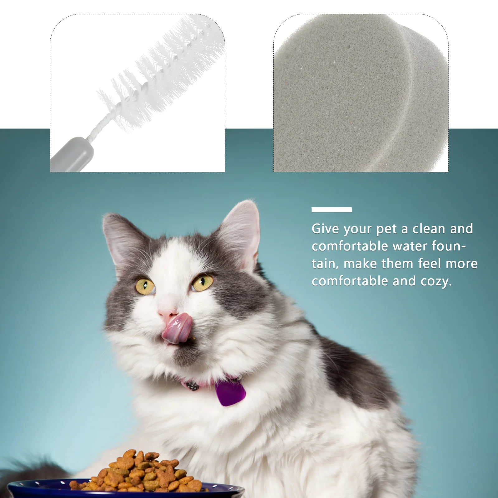 Dog Cat Water Fountain Cleaning Kit Pet Drinking Dispenser Cleaning Set Portable pet cat and dog cleaning brush tool set
Dog Cat Water Fountain Cleaning Kit Pet Drinking Dispenser Cleaning Set Portable pet cat and dog cleaning brush tool set