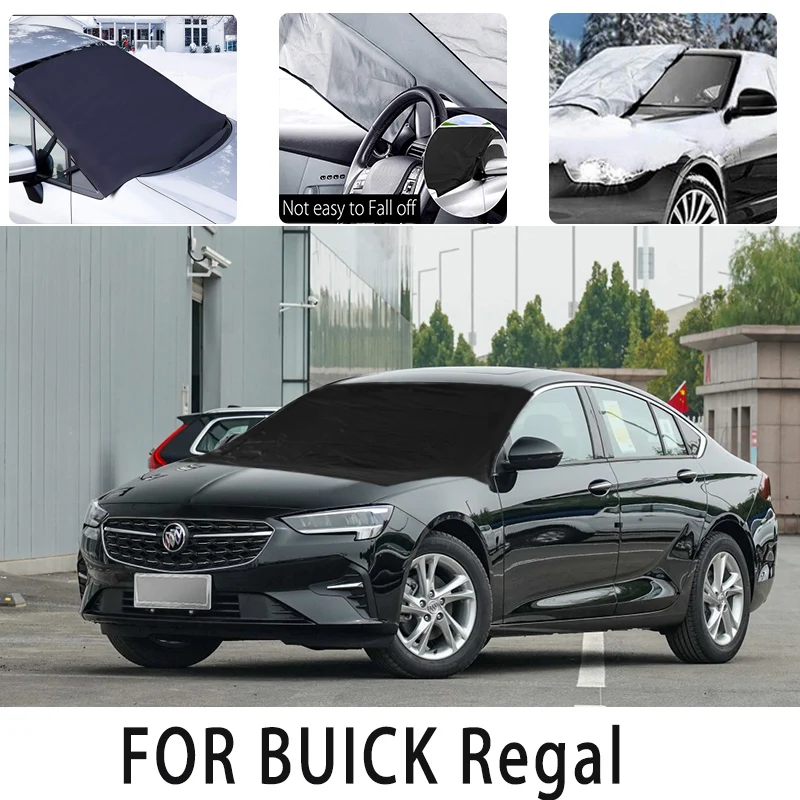 

Автомобильный Снежный чехол, передний чехол для BUICK Regal, защита от снега, теплоизоляция, защита от солнца, ветра, мороза, автомобильные аксессуары