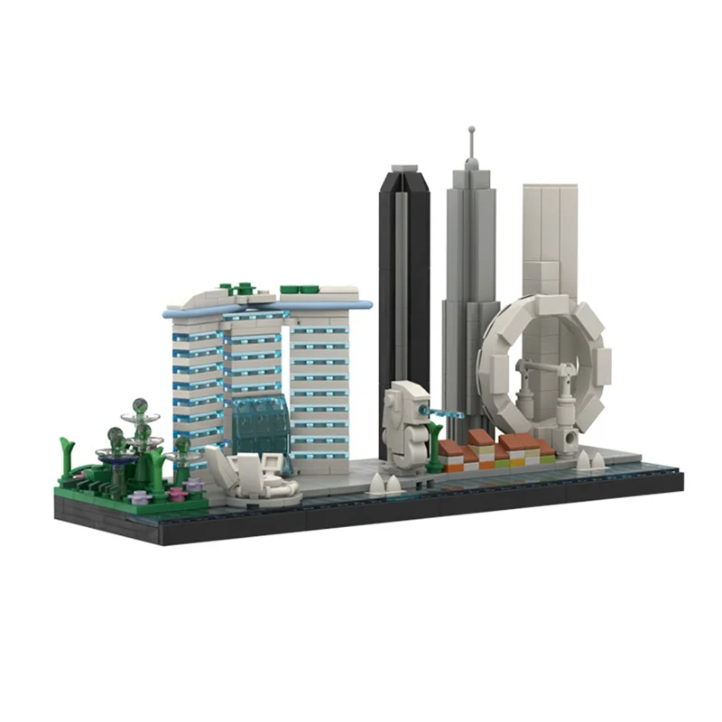 City Landmarks View Series Singapore Skyline MOC C7748 Architecture Building Blocks DIY Assembling Toy Gift Boys Girls Friends
City Landmarks View Series Singapore Skyline MOC C7748 Architecture Building Blocks DIY Assembling Toy Gift Boys Girls Friends
