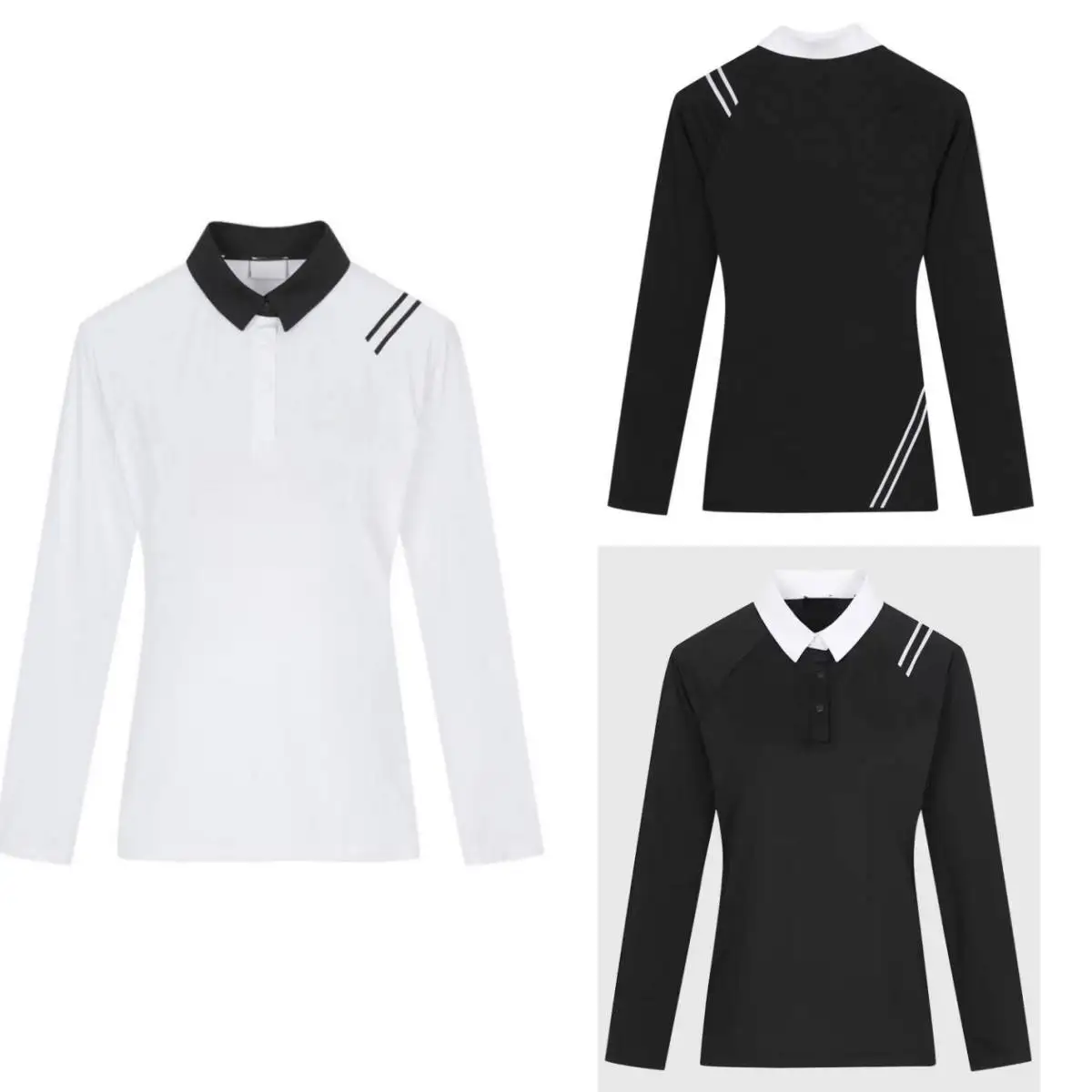 2024 одежда для гольфа женский топ весна-лето Солнцезащитная Женская футболка для гольфа быстросохнущая дышащая Спортивная одежда для улицы