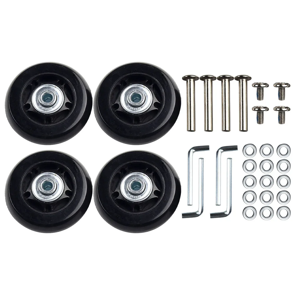 4 Pcs 54 64mm Luggage Wheels Luggage Suitcase Replace Wheel Roller Skate Repair Axles Sliding Wear Resistant Flexible
4 Pcs 54 64mm Luggage Wheels Luggage Suitcase Replace Wheel Roller Skate Repair Axles Sliding Wear Resistant Flexible