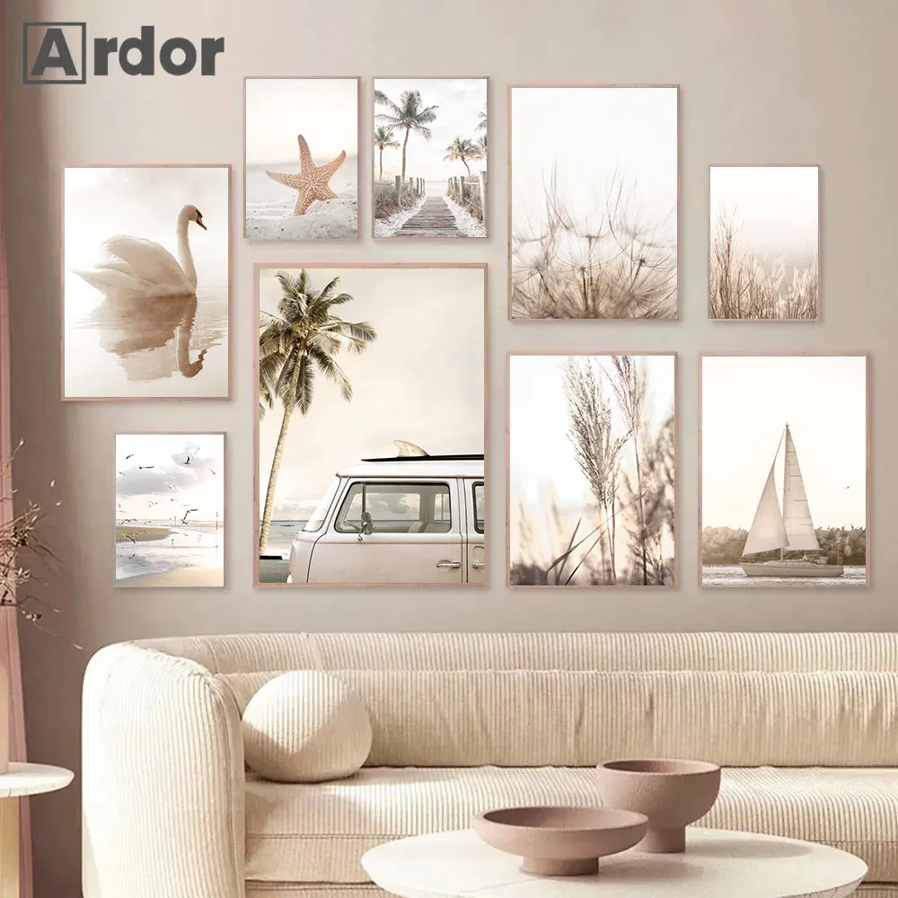 Beige Landscape Wall Painting Poster Reed Dandelion Canvas Print Pictures Starfish Wall Art Nordic Posters Living Room Decor 
Beige Landscape Wall Painting Poster Reed Dandelion Canvas Print Pictures Starfish Wall Art Nordic Posters Living Room Decor