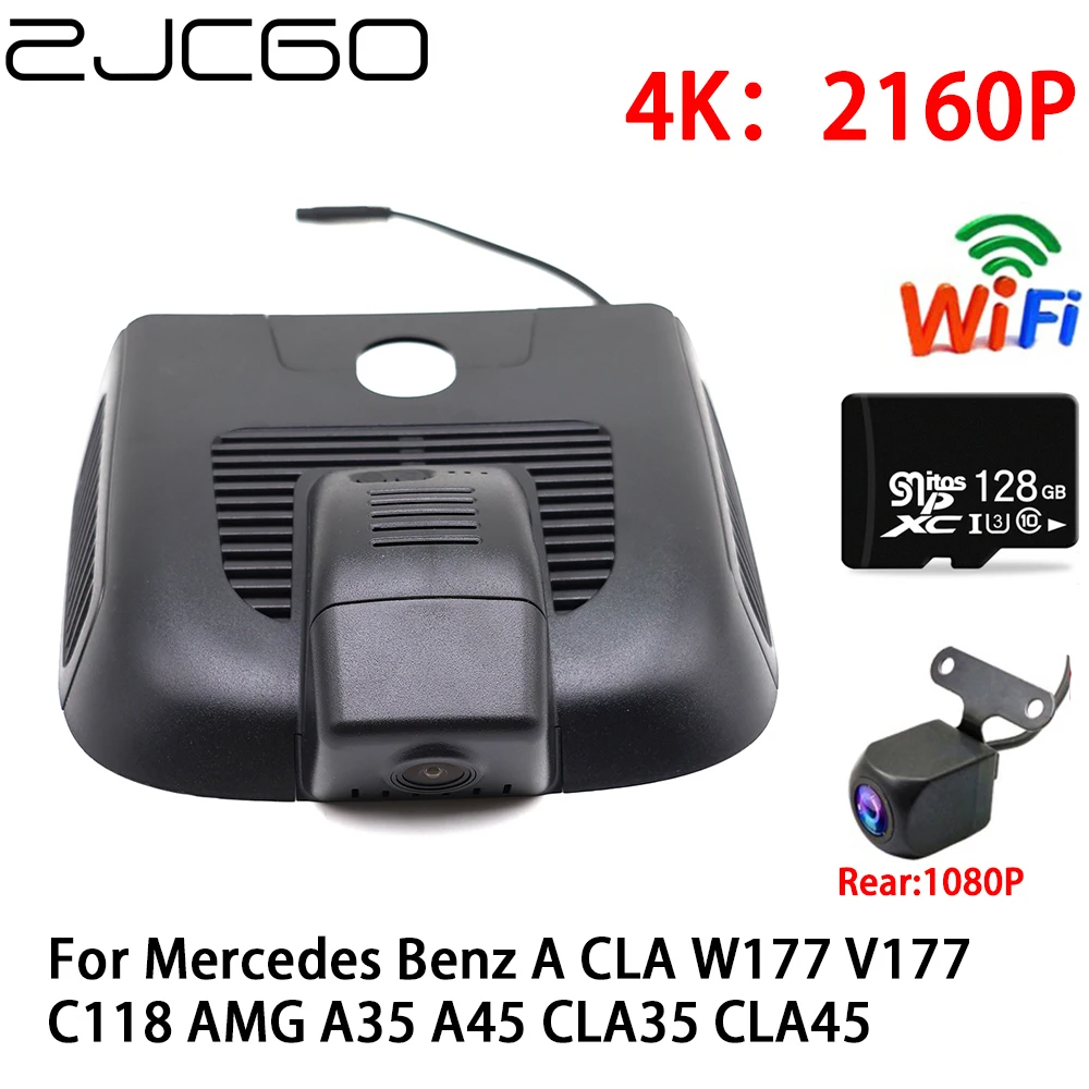 ZJCGO 2K 4K Автомобильный видеорегистратор, видеорегистратор с Wi-Fi, передняя и задняя камера с 2 объективами 24h для Mercedes Benz A CLA W177 V177 C118 AMG A35 A45 CLA35 CLA45
ZJCGO 2K 4K Автомобильный видеорегистратор, видеорегистратор с Wi-Fi, передняя и задняя камера с 2 объективами 24h для Mercedes Benz A CLA W177 V177 C118 AMG A35 A45 CLA35 CLA45