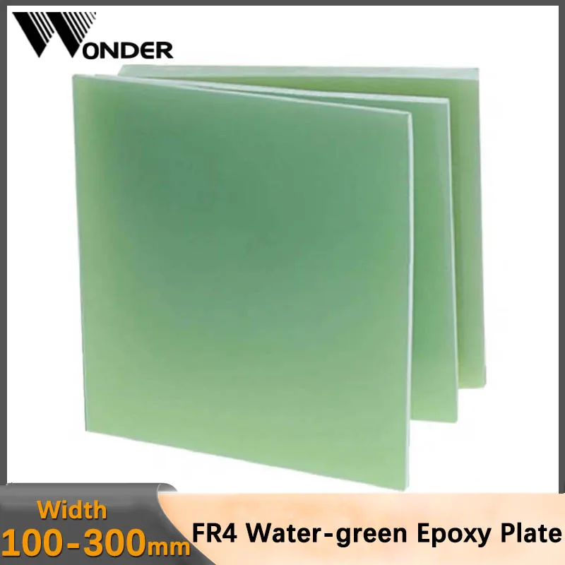 

FR4 Fiberglass Sheet Water-green Epoxy Plate FR-4 Light Green Epoxy Resin Board Glass Fibre 3D Thickness 1-8mm