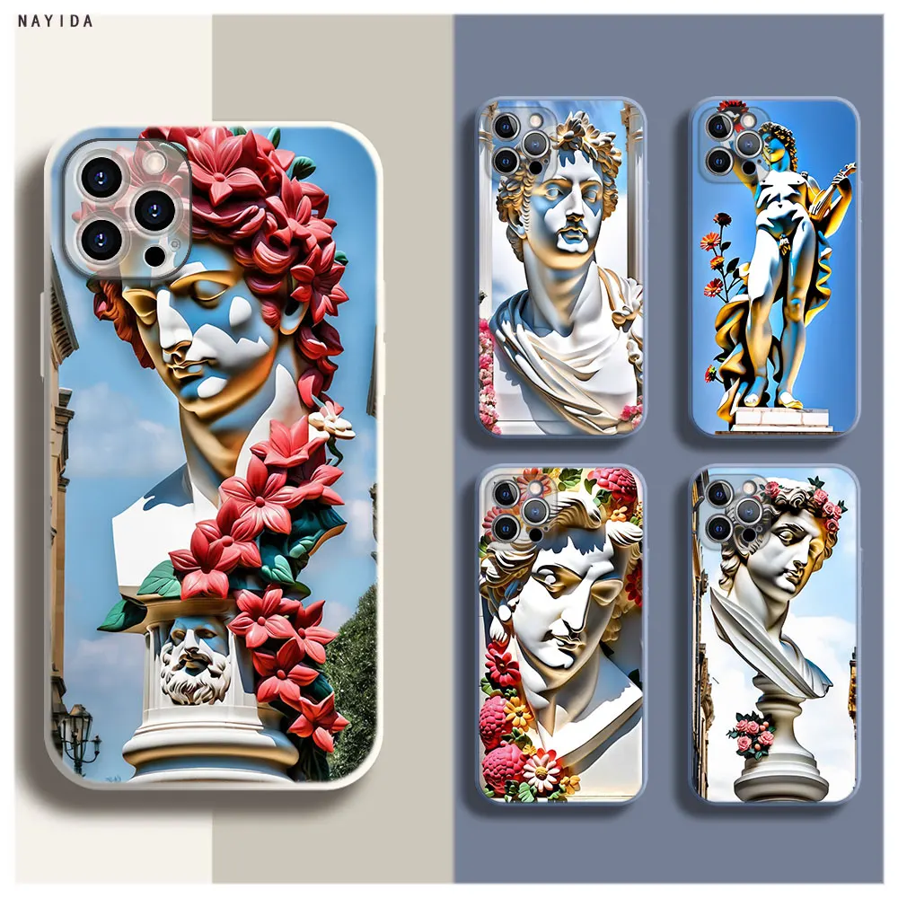 Phone Case For Iphone 15 14 13 11 12 Mini Pro Max TPU Bag Soft Silicone New Cover Art David Statue flower
Phone Case For Iphone 15 14 13 11 12 Mini Pro Max TPU Bag Soft Silicone New Cover Art David Statue flower