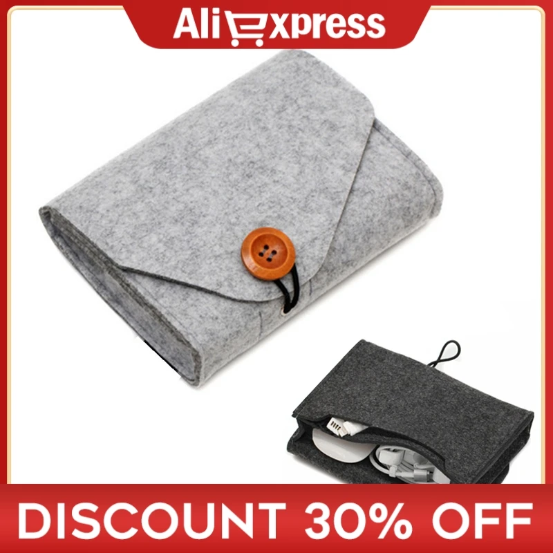 1 Pcs Felt Storage Package Travel Storage Organization Data Cable Key Coin Earphone Power Bank Bag Outdoor Travel Storage Bags
1 Pcs Felt Storage Package Travel Storage Organization Data Cable Key Coin Earphone Power Bank Bag Outdoor Travel Storage Bags