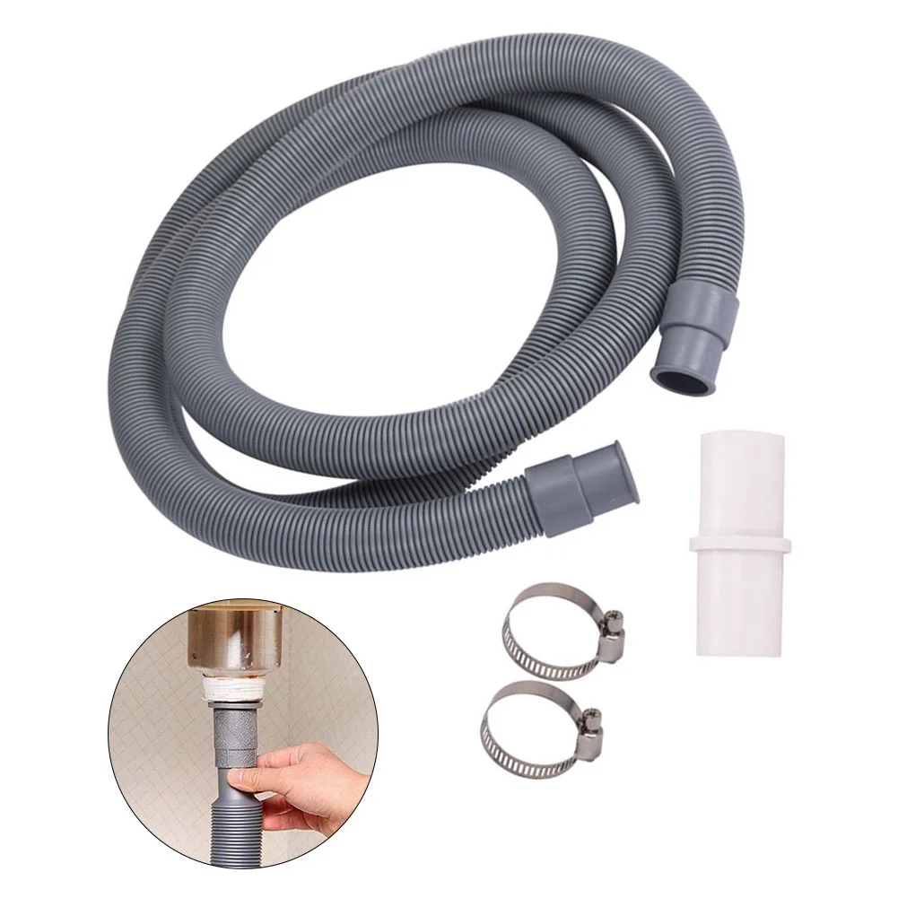 Washing Machine Dishwasher Drain Waste Hose Extension Pipe Flexible Extension Waste Pipe Kit With Connector Clip Bathroom Access
Washing Machine Dishwasher Drain Waste Hose Extension Pipe Flexible Extension Waste Pipe Kit With Connector Clip Bathroom Access