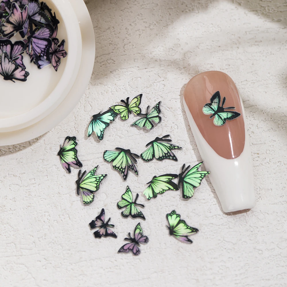 1 Box Green Gradient Japanese Style Butterfly Nail Charms for DIY Nail Art Decoration Design
1 Box Green Gradient Japanese Style Butterfly Nail Charms for DIY Nail Art Decoration Design