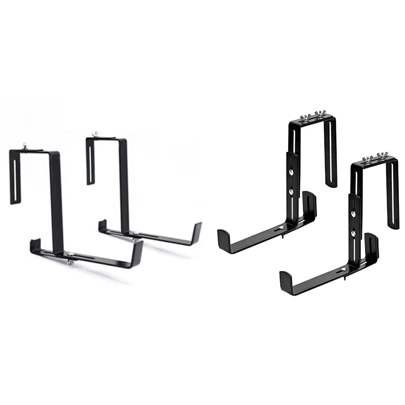 ABHU 1 Pair Hook Trough Plant Pot Hanging Hooks Rail Balcony Planter Holder Brackets Iron Hooks Height Adjustable Hook
ABHU 1 Pair Hook Trough Plant Pot Hanging Hooks Rail Balcony Planter Holder Brackets Iron Hooks Height Adjustable Hook