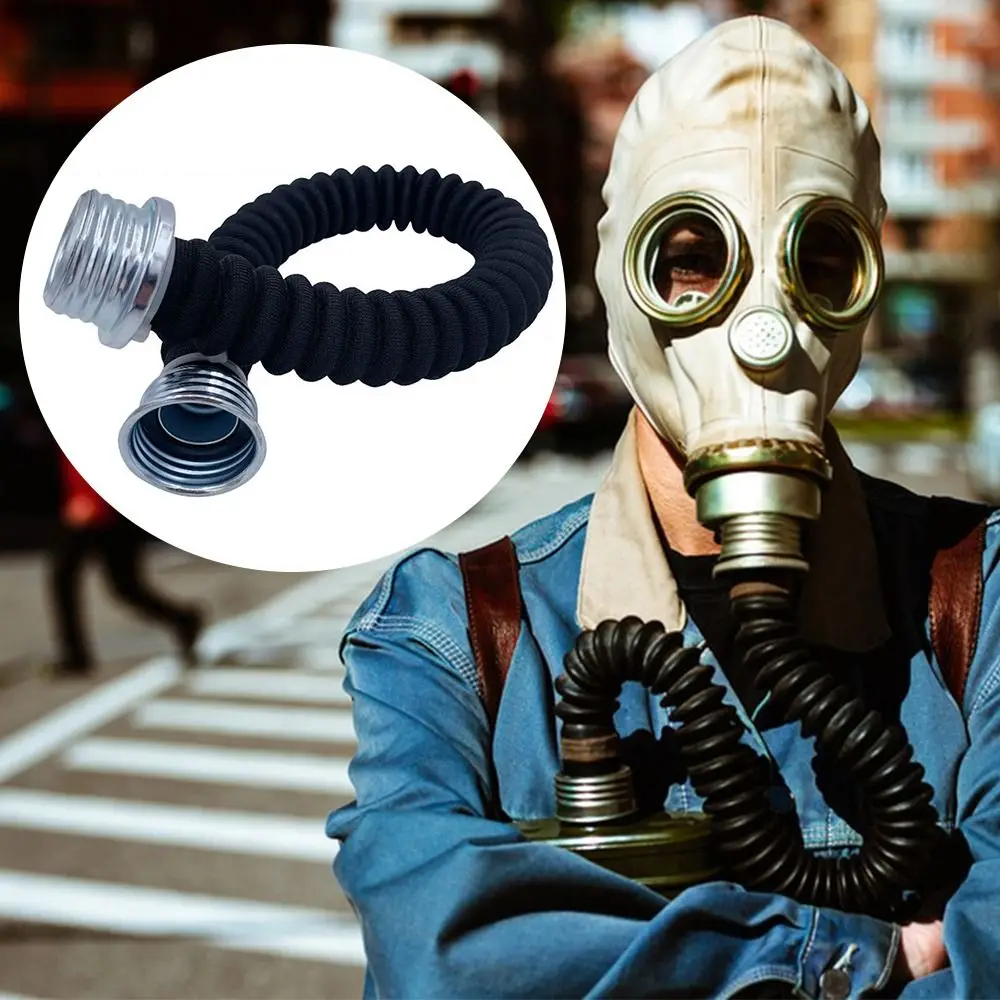 0.5m/1m Gas Mask Connection Pipe Black Rubber Respirator Airway Tube Telescopic Bendable Replacement Filtering Canister Parts
0.5m/1m Gas Mask Connection Pipe Black Rubber Respirator Airway Tube Telescopic Bendable Replacement Filtering Canister Parts