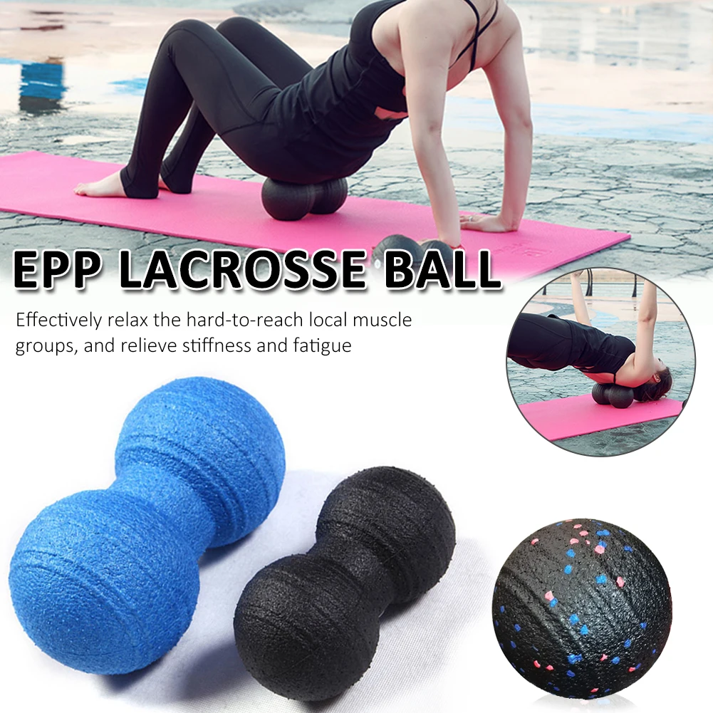 EPP Lacrosse Ball Peanut Massage Ball Fatigue Pain Relief Yoga Roller Deep Tissue Massage Body Fascia Roller Gym Fitness
EPP Lacrosse Ball Peanut Massage Ball Fatigue Pain Relief Yoga Roller Deep Tissue Massage Body Fascia Roller Gym Fitness