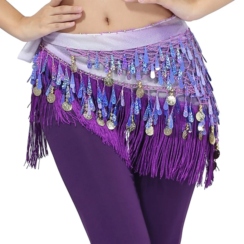 Belly Dance Sequin Coins Scarf Indian Dancing Practice Costumes Tassel Waist Hip Skirt Performance 8 Colors
Belly Dance Sequin Coins Scarf Indian Dancing Practice Costumes Tassel Waist Hip Skirt Performance 8 Colors