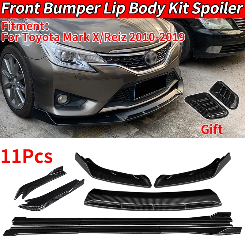 For Mark X/Reiz 2010-2019 Car Front Bumper Splitter Diffuser Lip Protector Spoiler Side Skirts Rear Wrap Angle Accessory
For Mark X/Reiz 2010-2019 Car Front Bumper Splitter Diffuser Lip Protector Spoiler Side Skirts Rear Wrap Angle Accessory