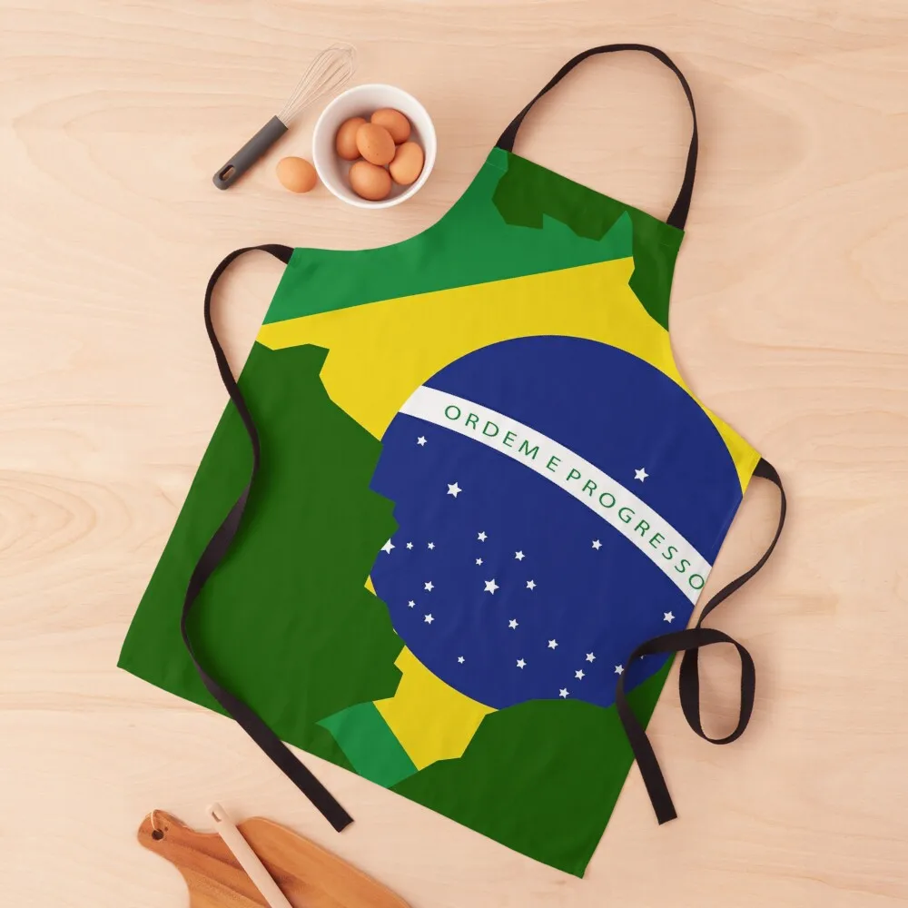 Flag of Brazil map Apron Home Supplies Men's Kitchen Ladies For Women Kitchen Apron
Flag of Brazil map Apron Home Supplies Men's Kitchen Ladies For Women Kitchen Apron