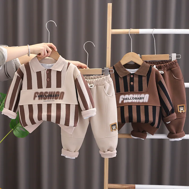Boys Clothes Sets Spring Autumn 2024 Children Cotton Polo T-shirts Pants 2pcs Sports Suit For Baby Tracksuits Kids Outfits 4 5Y
Boys Clothes Sets Spring Autumn 2024 Children Cotton Polo T-shirts Pants 2pcs Sports Suit For Baby Tracksuits Kids Outfits 4 5Y