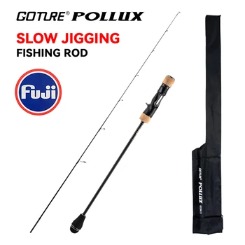 Goture Pollux 후지 슬로우 지깅 낚싯대, MH M ML 파워, 고감도 탄소 스피닝 캐스팅, 해안 바다 낚싯대, 1.83m