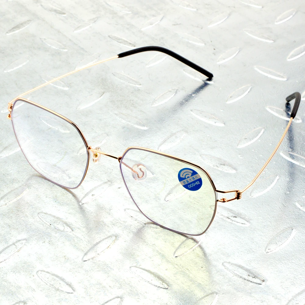 Titanium Alloy Polygon Retro Screwless Handmade Comfort Nose Pads Optical Glasses Frame Eyeglasses Eyeframe Eyewear
Titanium Alloy Polygon Retro Screwless Handmade Comfort Nose Pads Optical Glasses Frame Eyeglasses Eyeframe Eyewear