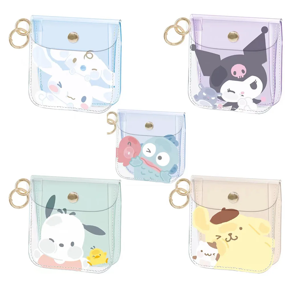 Sanrio Keychain Hanging Bags Pvc Cartoon Transparent Wallet Keyring Earphone Storage Bags Cute Pendant Purse Coin Pouch for Kids
Sanrio Keychain Hanging Bags Pvc Cartoon Transparent Wallet Keyring Earphone Storage Bags Cute Pendant Purse Coin Pouch for Kids