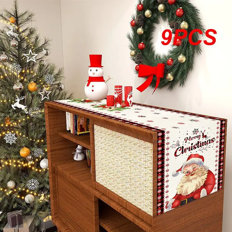 9PCS Printed Tablecloth 110g Breathable Print Design Does Not Fade Soft Tablecloth Table Decoration Table Runner
9PCS Printed Tablecloth 110g Breathable Print Design Does Not Fade Soft Tablecloth Table Decoration Table Runner