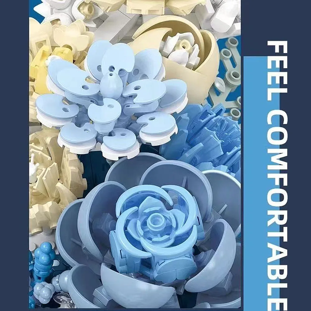 creative expert Moon-shaped flower Rose moc Building Block bricks model toy Valentine gifts Christmas 934pcs creative expert Moon-shaped flower Rose moc Building Block bricks model toy Valentine gifts Christmas 934pcs