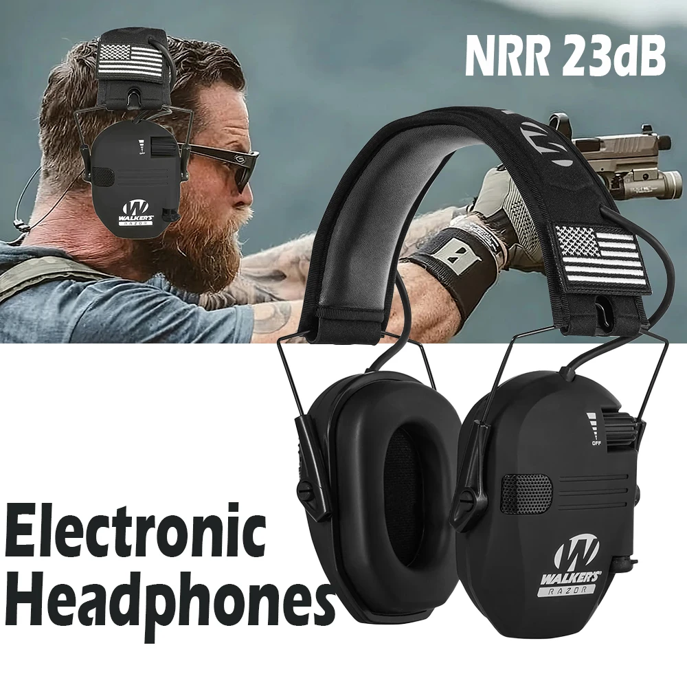 Тактические электронные наушники для стрельбы, защита от шума, Защита слуха, охотничьи шумоподавляющие наушники, складные наушники NRR23db
Тактические электронные наушники для стрельбы, защита от шума, Защита слуха, охотничьи шумоподавляющие наушники, складные наушники NRR23db