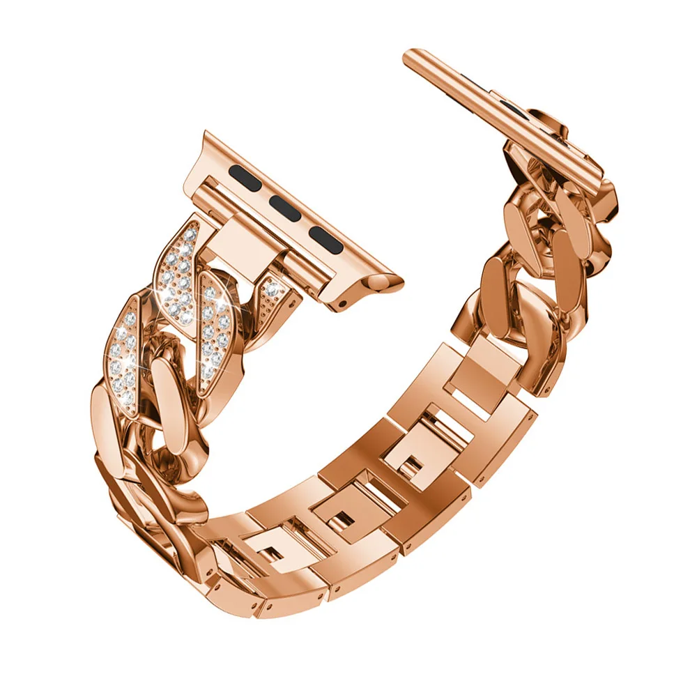 Women Bracelet for Apple Watch Band Series 9 8 7 6 SE 5 4 Diamond Cowboy Chain Strap Ultra 2 49mm 41mm 45mm 40mm 44mm Metal Belt
Women Bracelet for Apple Watch Band Series 9 8 7 6 SE 5 4 Diamond Cowboy Chain Strap Ultra 2 49mm 41mm 45mm 40mm 44mm Metal Belt