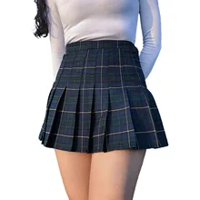 Ladies England Style Pleated Bust Skirt Leisure Style Plaid Short Half Skirt with Lining for Dating Shopping Summer Autumn
Ladies England Style Pleated Bust Skirt Leisure Style Plaid Short Half Skirt with Lining for Dating Shopping Summer Autumn