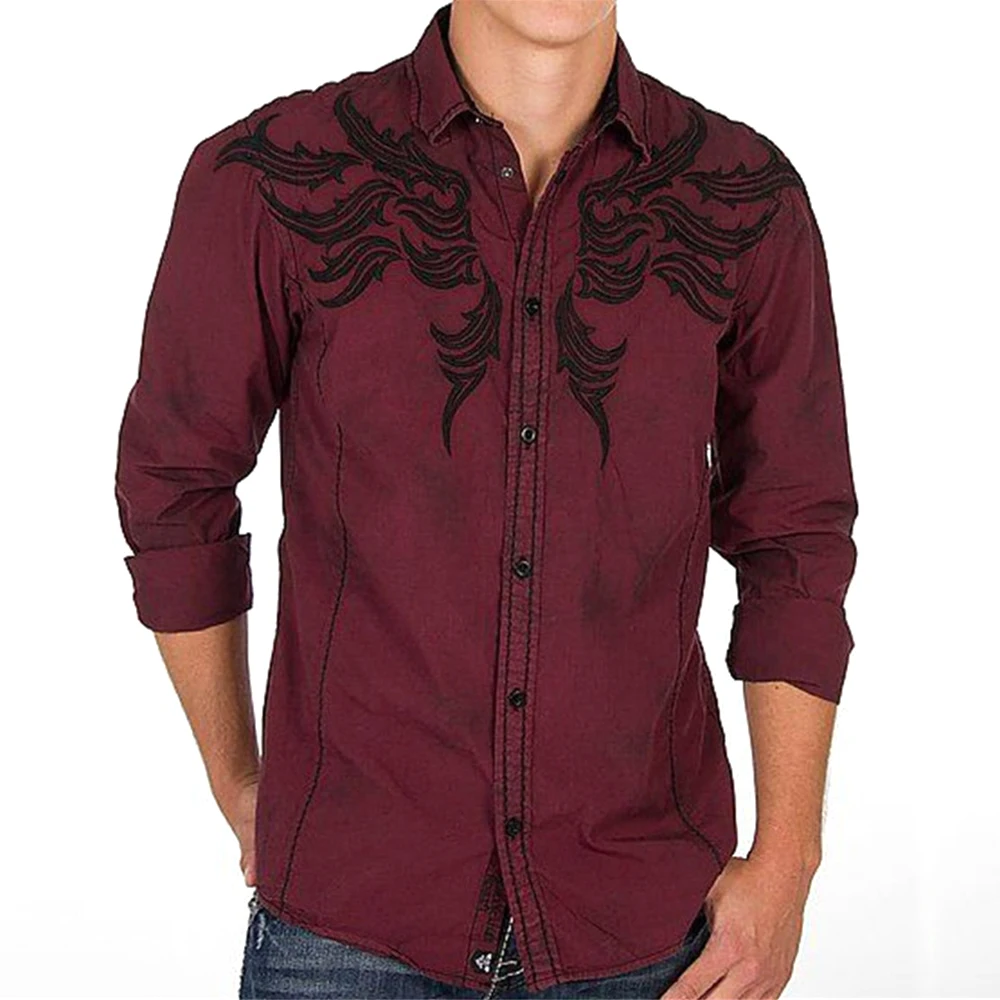 Casual Loose Slim Fit Men's Western Long Sleeve Shirts, Button Down Dress Shirt Tops, Polyester Fabric, Size M 2XL
Casual Loose Slim Fit Men's Western Long Sleeve Shirts, Button Down Dress Shirt Tops, Polyester Fabric, Size M 2XL