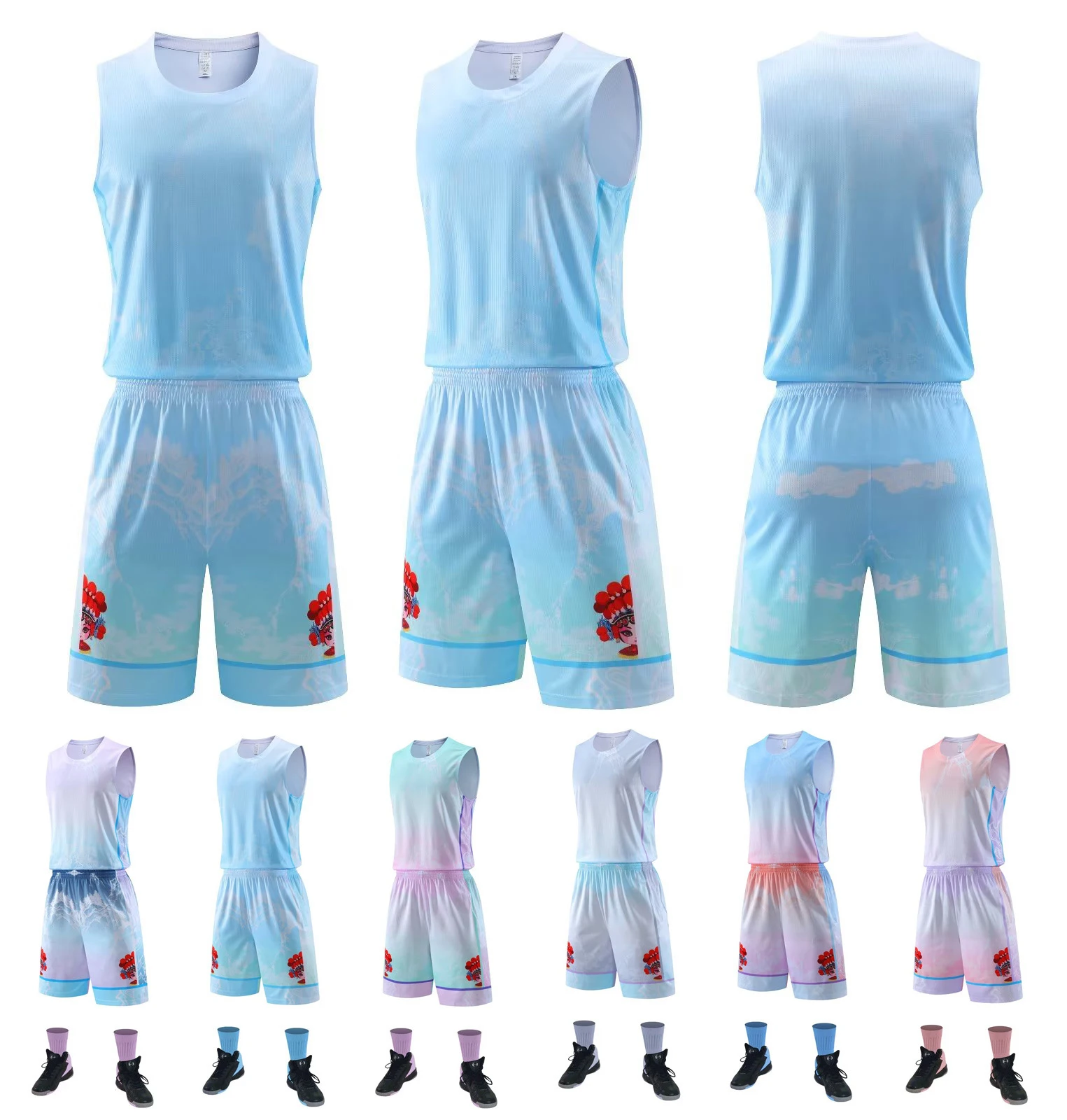 Basketball jersey custom Basketball training suit Adults and Kid clothes Sports vest Men Boys Basketball jersey Sets Large size
Basketball jersey custom Basketball training suit Adults and Kid clothes Sports vest Men Boys Basketball jersey Sets Large size