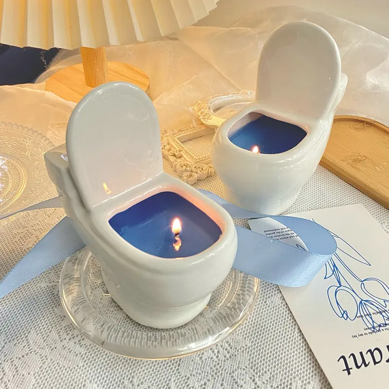 Funny Toilet Scented Candle Romantic Table Decoration as a Surprise Birthday Present for Women's or Brothers Gift
Funny Toilet Scented Candle Romantic Table Decoration as a Surprise Birthday Present for Women's or Brothers Gift