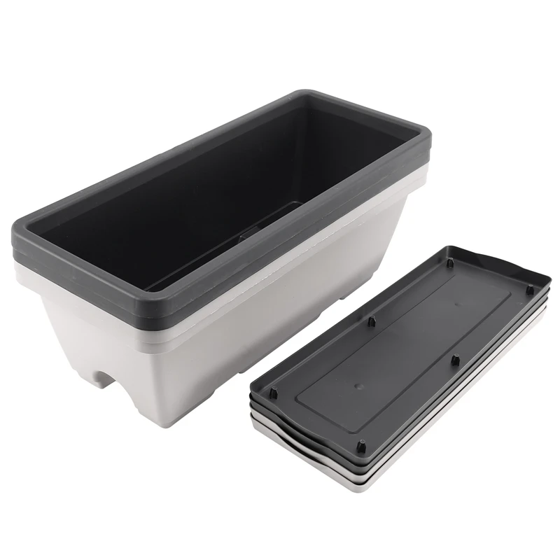 Прямоугольные окна 4 упаковки, кастрюли с лотками, цветочный горшок, контейнер для выращивания растений на подоконниках, патио, балконе, крыльце
Прямоугольные окна 4 упаковки, кастрюли с лотками, цветочный горшок, контейнер для выращивания растений на подоконниках, патио, балконе, крыльце