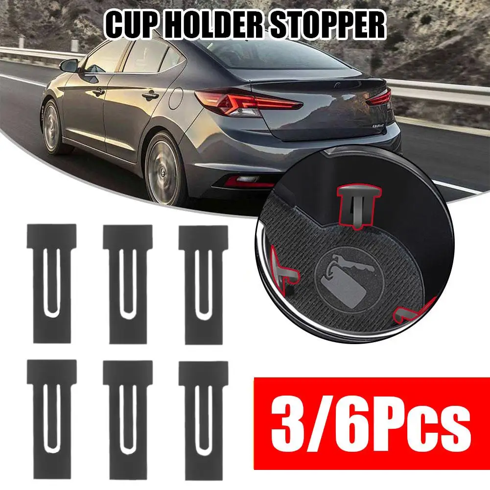

3/6Pcs Car On-Board Water Cup Holder Insert Cup Stabilizer FOR BMW KIA AUDI RAV4 Car Interior Accessories Y1P2