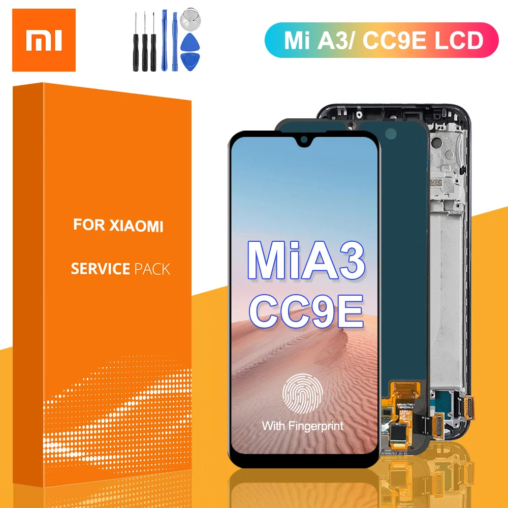 Super AMOLED LCD For Xiaomi Mi CC9E LCD Display Touch Screen Digitizer Assembly With Frame For Xiaomi Mi A3 MiA3 display screen
Super AMOLED LCD For Xiaomi Mi CC9E LCD Display Touch Screen Digitizer Assembly With Frame For Xiaomi Mi A3 MiA3 display screen
