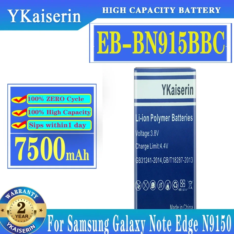 Запасная аккумуляторная батарея ykaisсеребрин 7500 мАч для Samsung Galaxy Note Edge N915 N915F N915A N915T N915K/L/S N915V N915G
Запасная аккумуляторная батарея ykaisсеребрин 7500 мАч для Samsung Galaxy Note Edge N915 N915F N915A N915T N915K/L/S N915V N915G