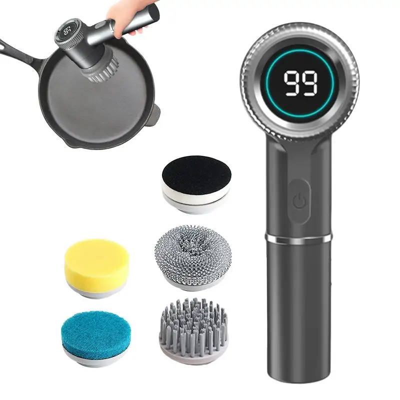 Многофункциональная электрическая щетка для чистки кухни и ванной, мощный ручной скребок для пола, беспроводной Электрический вращающийся скребок
Многофункциональная электрическая щетка для чистки кухни и ванной, мощный ручной скребок для пола, беспроводной Электрический вращающийся скребок