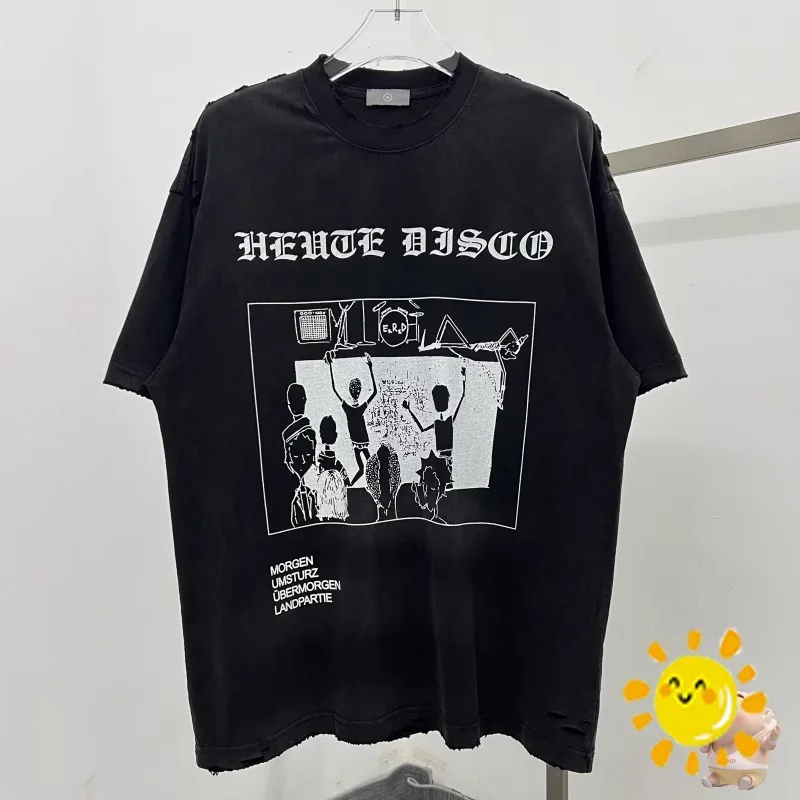 24SS новый стиль, Винтажная футболка с эффектом потертости, мужская и женская футболка, Топ оверсайз, футболка
24SS новый стиль, Винтажная футболка с эффектом потертости, мужская и женская футболка, Топ оверсайз, футболка