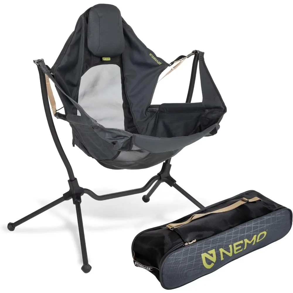 NEMO Stargaze Reclining Camp Chair | Luxury Recliner for Maximum Camping Comfort and Stargazing (2023), Black Pearl
NEMO Stargaze Reclining Camp Chair | Luxury Recliner for Maximum Camping Comfort and Stargazing (2023), Black Pearl