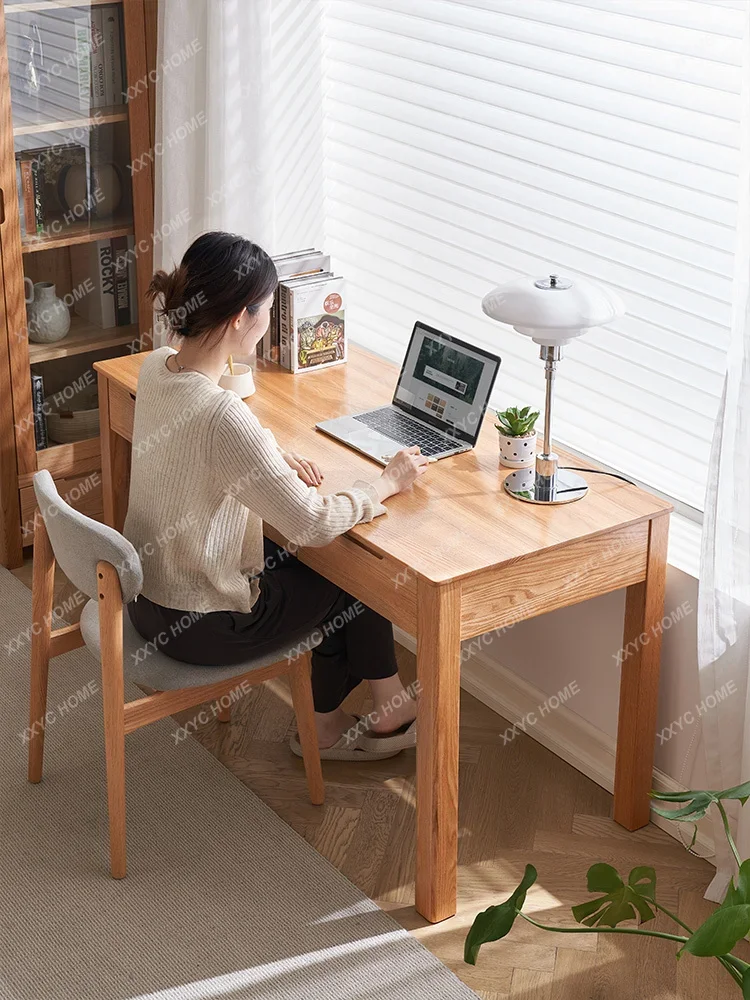 Solid Wood Desk Modern Minimalist Nordic Oak Office Study Study Computer Desk
Solid Wood Desk Modern Minimalist Nordic Oak Office Study Study Computer Desk