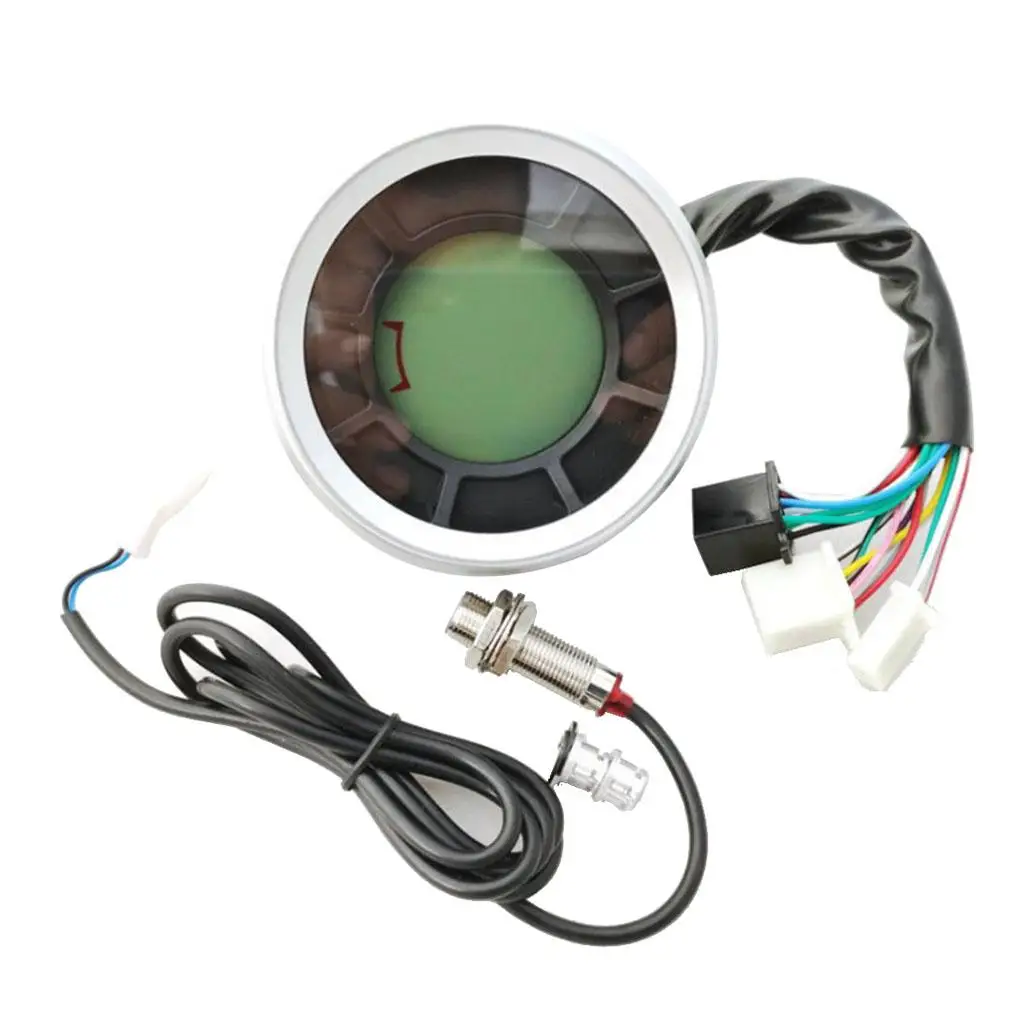 6 Gear LCD Digital Motorcycle Odometer Speedometer Tachometer Gauge Backlit |