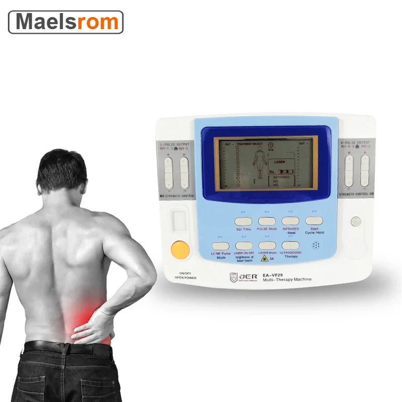 

Tens EMS New Electrostimulator Ultrasound Therapy Smart Massager Treat Shoulder Knee Arthritis Body And Muscle Relaxation