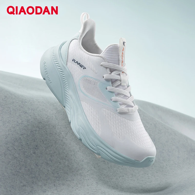 

QIAODAN Running Shoe Women 2023 New Breathable Balance Lace-up Wearable Anti-Slippery Comfortable Lightweight Sneaker XM26230215